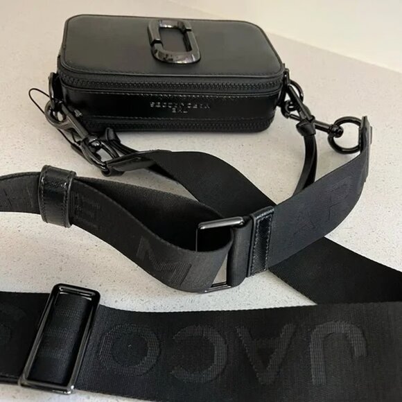 NWT Marc Jacobs the SNAPSHOT Crossbody Bag Black - Picture 2 of 5